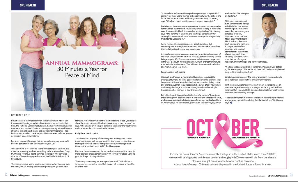 Published in St. Pete Life Magazine's September/October 2023 edition