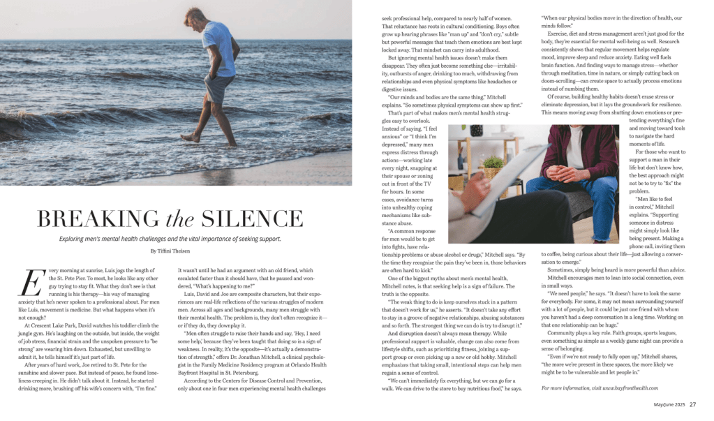Published in St. Pete Life Magazine's May/June 2025 "Best Life" health and wellness issue